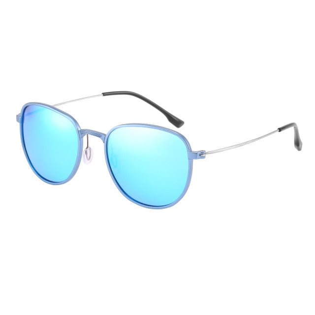 Polarized Oval Vintage Sunglasses for Men