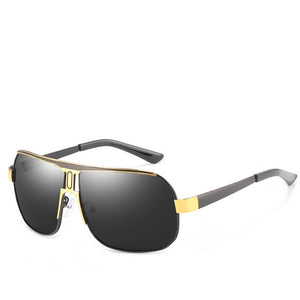 Polarized Square Vintage Sunglasses for Men