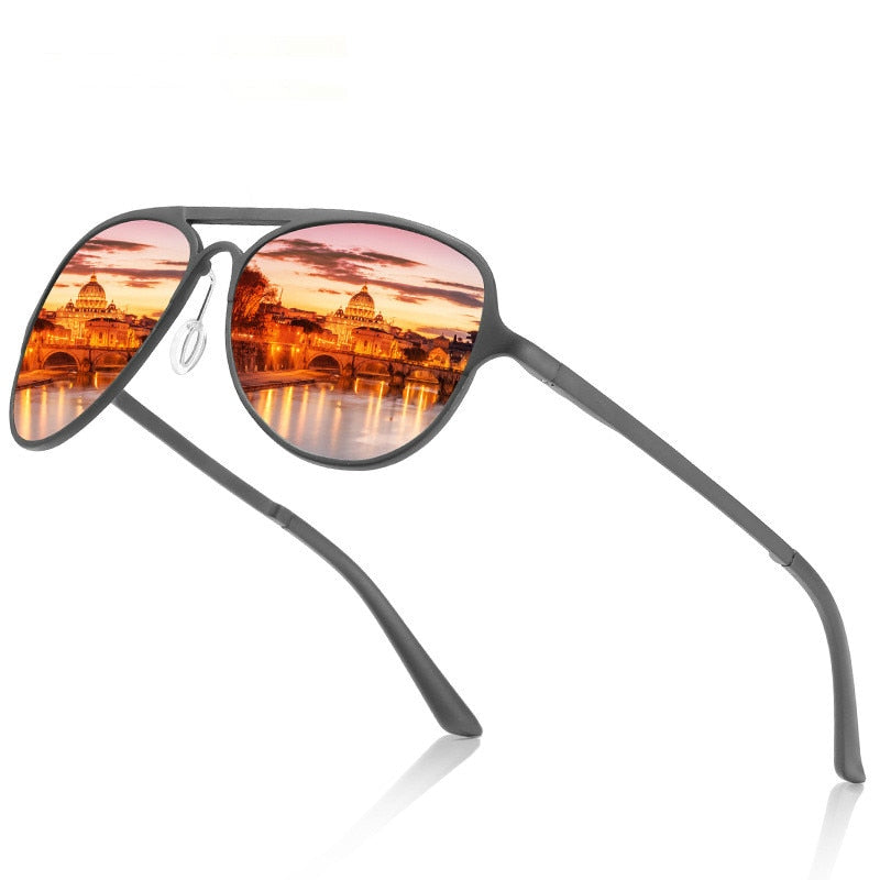Polarizd Oval Retro Sunglasses for Men